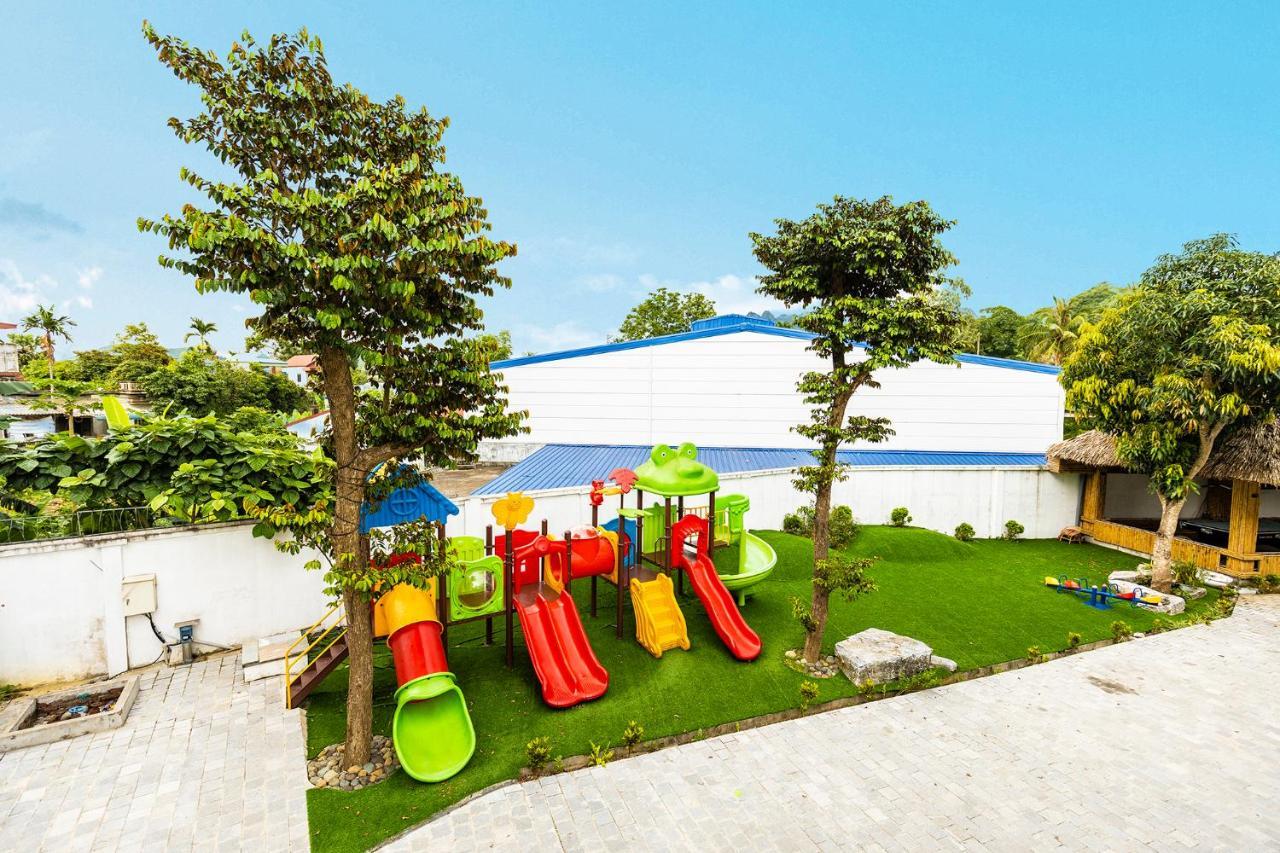 Hoa Vien Hotel - Suoi Khoang Kim Boi Hòa Bình Zewnętrze zdjęcie